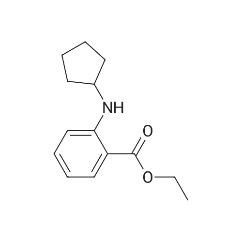 Ethyl 2-(cyclopentylamino)benzoate