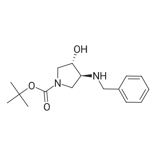 (3S,4S)-tert-Butyl 3-(benzylamino)-4-hydroxypyrrolidine-1-carboxylate