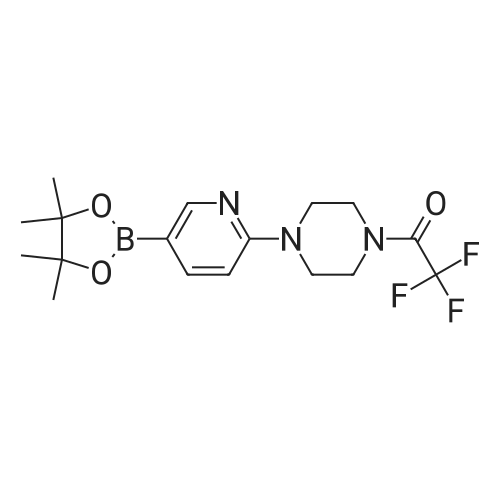2,2,2-Trifluoro-1-(4-(5-(4,4,5,5-tetramethyl-1,3,2-dioxaborolan-2-yl)pyridin-2-yl)piperazin-1-yl)ethanone