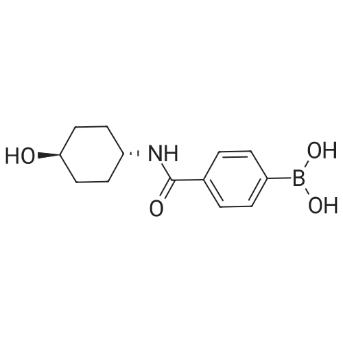 (4-((trans-4-Hydroxycyclohexyl)carbamoyl)phenyl)boronic acid