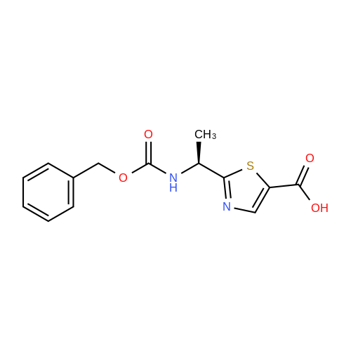 (S)-2-(1-(((Benzyloxy)carbonyl)amino)ethyl)thiazole-5-carboxylic acid