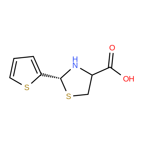 (2R)-2-(Thiophen-2-yl)thiazolidine-4-carboxylic acid