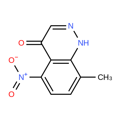 8-Methyl-5-nitrocinnolin-4(1H)-one