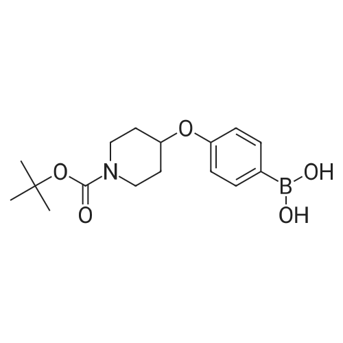(4-((1-(tert-Butoxycarbonyl)piperidin-4-yl)oxy)phenyl)boronic acid