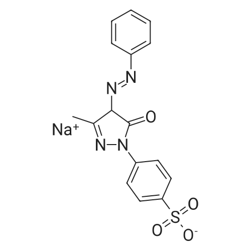 Sodium 4-(3-methyl-5-oxo-4-(phenyldiazenyl)-4,5-dihydro-1H-pyrazol-1-yl)benzenesulfonate