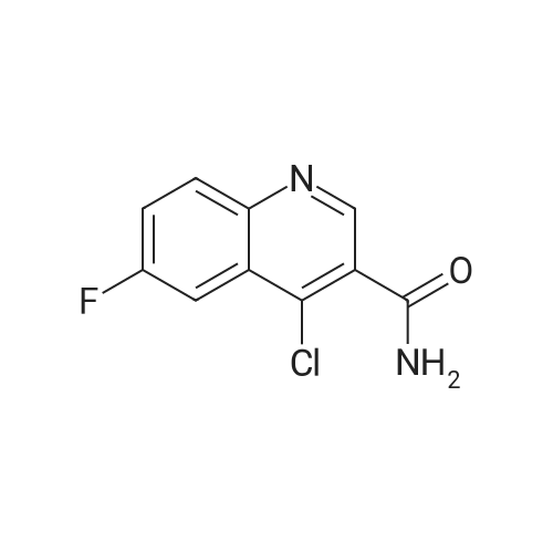 4-Chloro-6-fluoroquinoline-3-carboxamide
