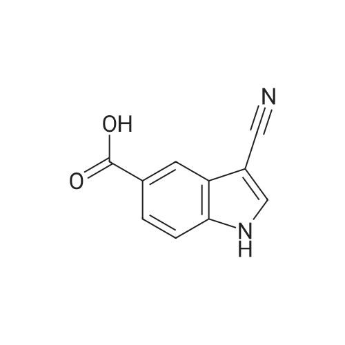 3-Cyano-1H-indole-5-carboxylic acid