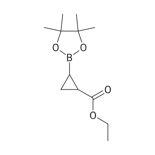 Ethyl 2-(4,4,5,5-tetramethyl-1,3,2-dioxaborolan-2-yl)cyclopropanecarboxylate