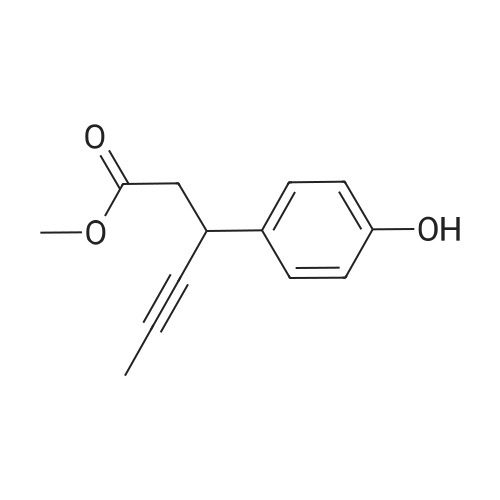 Methyl 3-(4-hydroxyphenyl)hex-4-ynoate