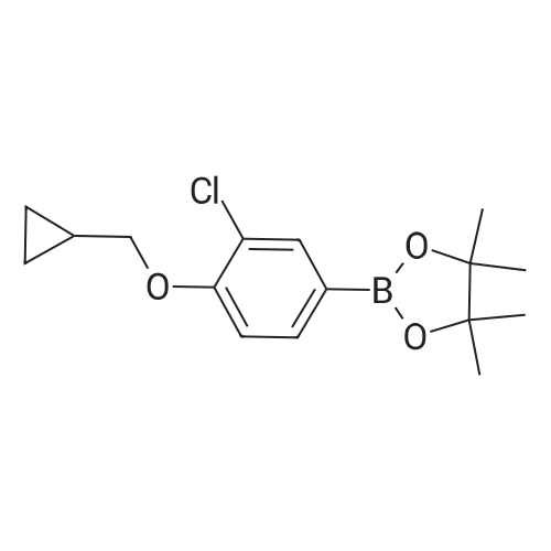 2-(3-Chloro-4-(cyclopropylmethoxy)phenyl)-4,4,5,5-tetramethyl-1,3,2-dioxaborolane