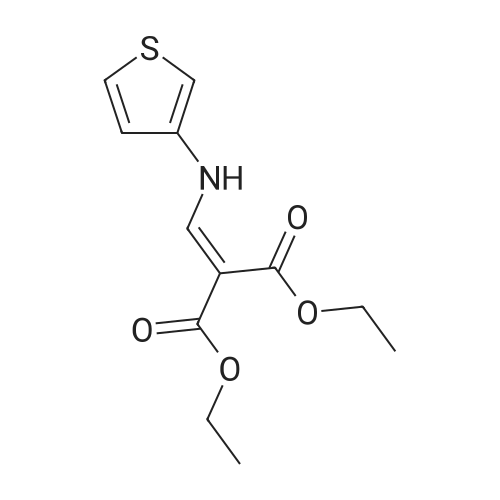 Diethyl 2-((thiophen-3-ylamino)methylene)malonate
