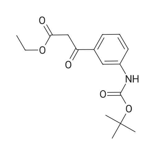 Ethyl 3-(3-((tert-butoxycarbonyl)amino)phenyl)-3-oxopropanoate
