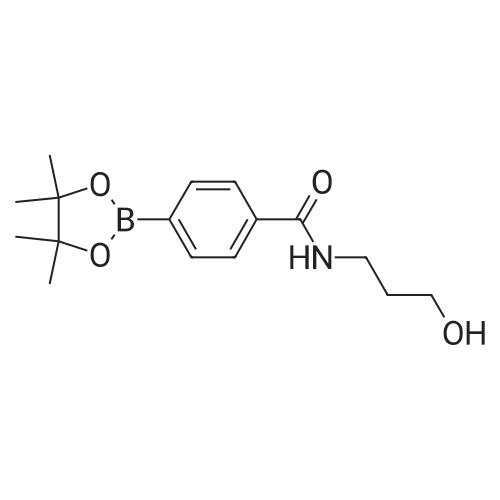 N-(3-Hydroxypropyl)-4-(4,4,5,5-tetramethyl-1,3,2-dioxaborolan-2-yl)benzamide