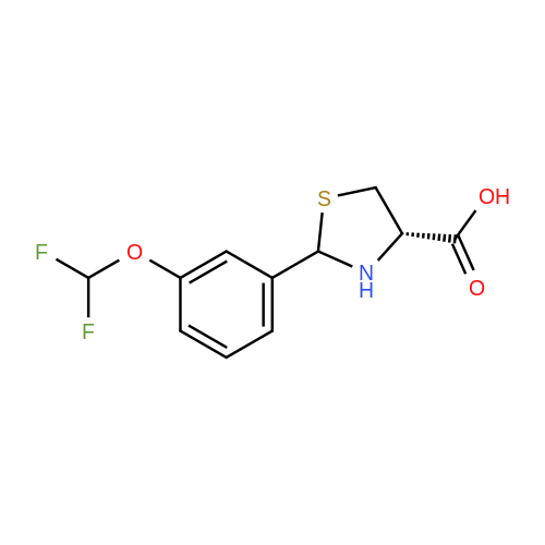 (4S)-2-(3-(Difluoromethoxy)phenyl)thiazolidine-4-carboxylic acid