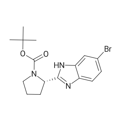 (S)-tert-Butyl 2-(6-bromo-1H-benzo[d]imidazol-2-yl)pyrrolidine-1-carboxylate