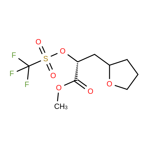(2R)-Methyl 3-(tetrahydrofuran-2-yl)-2-(((trifluoromethyl)sulfonyl)oxy)propanoate