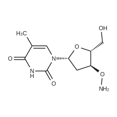1-((2R,4S,5R)-4-(Aminooxy)-5-(hydroxymethyl)tetrahydrofuran-2-yl)-5-methylpyrimidine-2,4(1H,3H)-dione