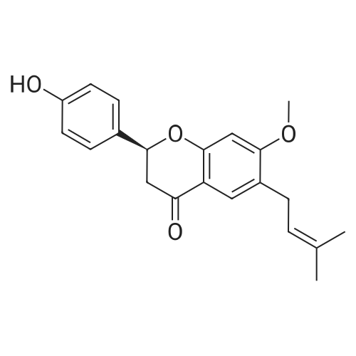 (S)-2-(4-Hydroxyphenyl)-7-methoxy-6-(3-methylbut-2-en-1-yl)chroman-4-one