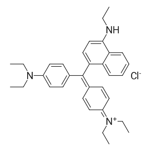N-(4-((4-(Diethylamino)phenyl)(4-(ethylamino)naphthalen-1-yl)methylene)cyclohexa-2,5-dien-1-ylidene)-N-ethylethanaminium chloride