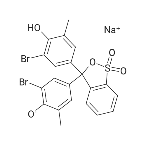 Sodium 2-bromo-4-(3-(3-bromo-4-hydroxy-5-methylphenyl)-1,1-dioxido-3H-benzo[c][1,2]oxathiol-3-yl)-6-methylphenolate