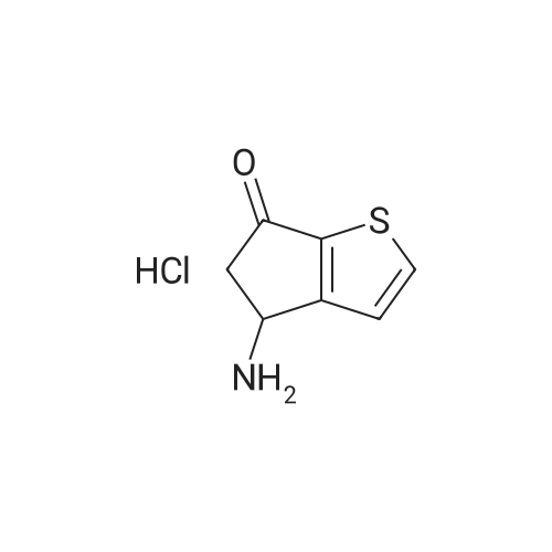 4-Amino-4,5-dihydro-6H-cyclopenta[b]thiophen-6-one hydrochloride