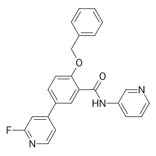 2-(Benzyloxy)-5-(2-fluoropyridin-4-yl)-N-(pyridin-3-yl)benzamide