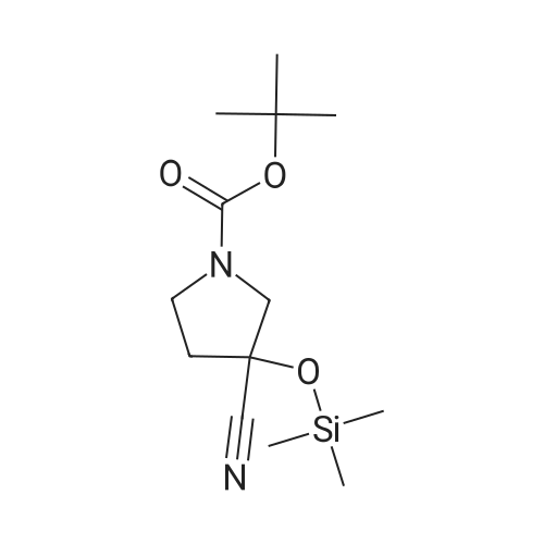 tert-Butyl 3-cyano-3-((trimethylsilyl)oxy)pyrrolidine-1-carboxylate