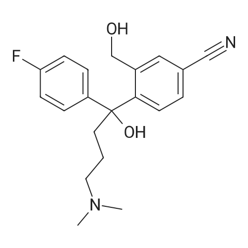 4-(4-(Dimethylamino)-1-(4-fluorophenyl)-1-hydroxybutyl)-3-(hydroxymethyl)benzonitrile