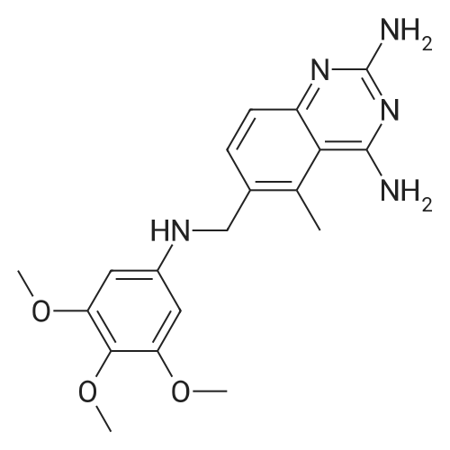 5-Methyl-6-(((3,4,5-trimethoxyphenyl)amino)methyl)quinazoline-2,4-diamine