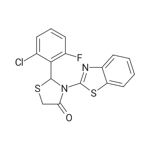3-(Benzo[d]thiazol-2-yl)-2-(2-chloro-6-fluorophenyl)thiazolidin-4-one