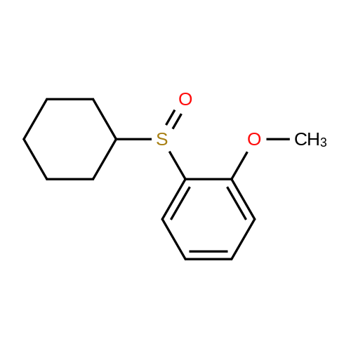 (R)-1-(Cyclohexylsulfinyl)-2-methoxybenzene
