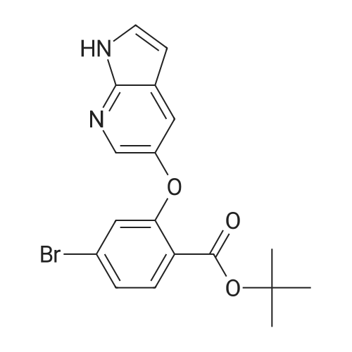 tert-Butyl 2-((1H-pyrrolo[2,3-b]pyridin-5-yl)oxy)-4-bromobenzoate