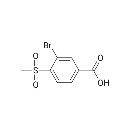 3-Bromo-4-(methylsulfonyl)benzoic acid
