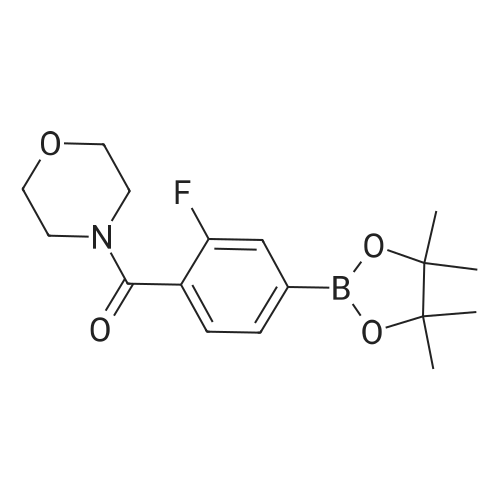 (2-Fluoro-4-(4,4,5,5-tetramethyl-1,3,2-dioxaborolan-2-yl)phenyl)(morpholino)methanone