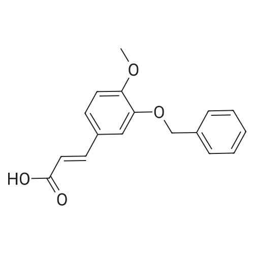 3-(3-(Benzyloxy)-4-methoxyphenyl)acrylic acid
