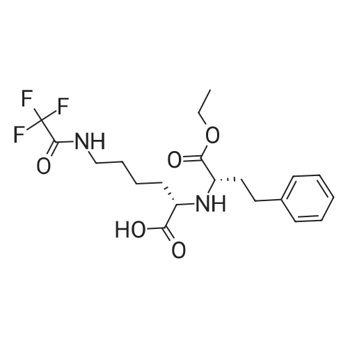 (S)-2-(((S)-1-Ethoxy-1-oxo-4-phenylbutan-2-yl)amino)-6-(2,2,2-trifluoroacetamido)hexanoic acid