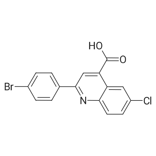 2-(4-Bromophenyl)-6-chloroquinoline-4-carboxylic acid