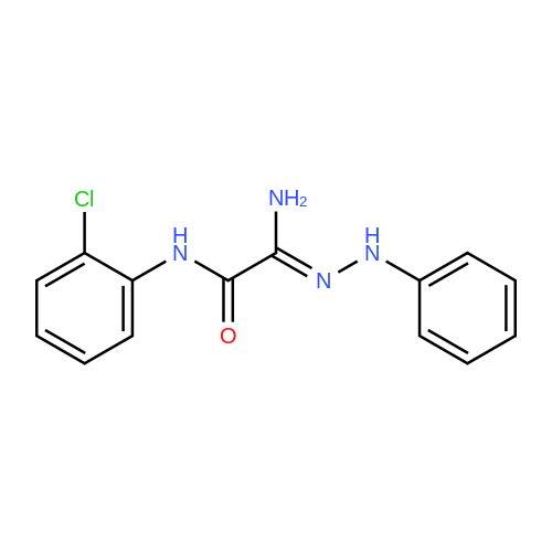 2-Amino-N-(2-chlorophenyl)-2-(2-phenylhydrazono)acetamide