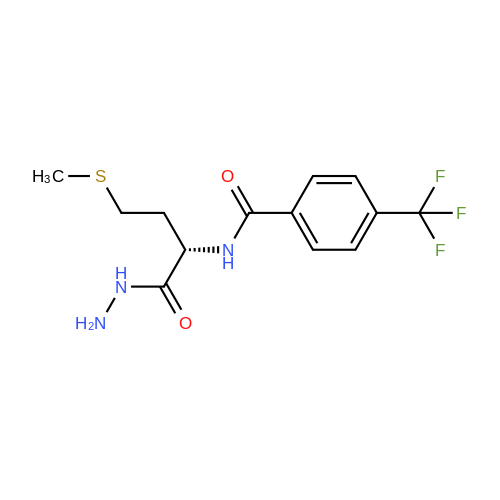 (S)-N-(1-Hydrazinyl-4-(methylthio)-1-oxobutan-2-yl)-4-(trifluoromethyl)benzamide