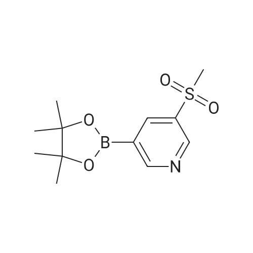 3-(Methylsulfonyl)-5-(4,4,5,5-tetramethyl-1,3,2-dioxaborolan-2-yl)pyridine