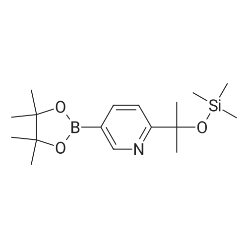 5-(4,4,5,5-Tetramethyl-1,3,2-dioxaborolan-2-yl)-2-(2-((trimethylsilyl)oxy)propan-2-yl)pyridine