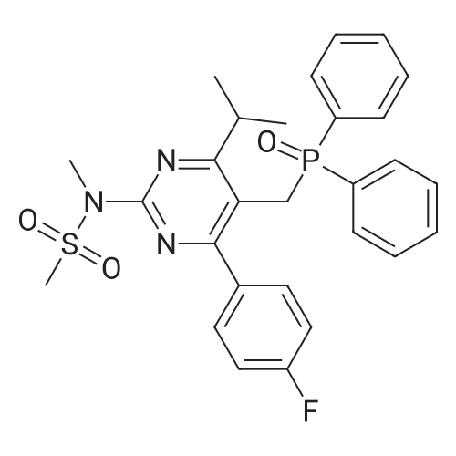 N-(5-((Diphenylphosphoryl)methyl)-4-(4-fluorophenyl)-6-isopropylpyrimidin-2-yl)-N-methylmethanesulfonamide