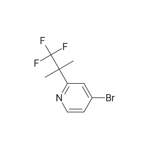 4-Bromo-2-(1,1,1-trifluoro-2-methylpropan-2-yl)pyridine