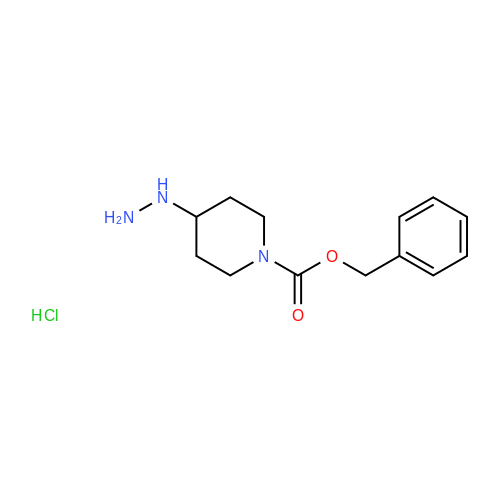 Benzyl 4-hydrazinylpiperidine-1-carboxylate hydrochloride