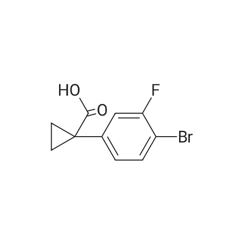 1-(4-Bromo-3-fluorophenyl)cyclopropanecarboxylic acid