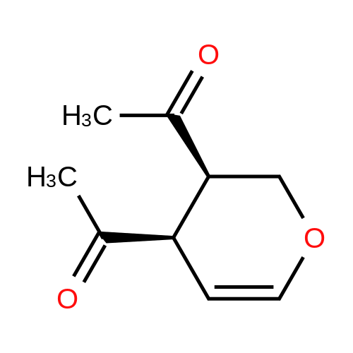 1,1'-((3R,4R)-3,4-Dihydro-2H-pyran-3,4-diyl)diethanone