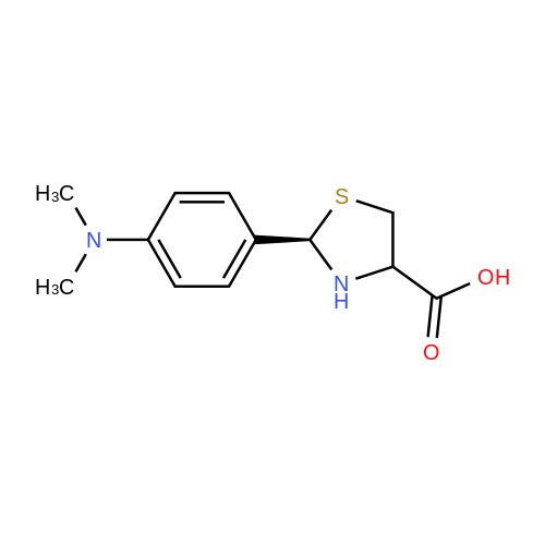 (2R)-2-(4-(Dimethylamino)phenyl)thiazolidine-4-carboxylic acid