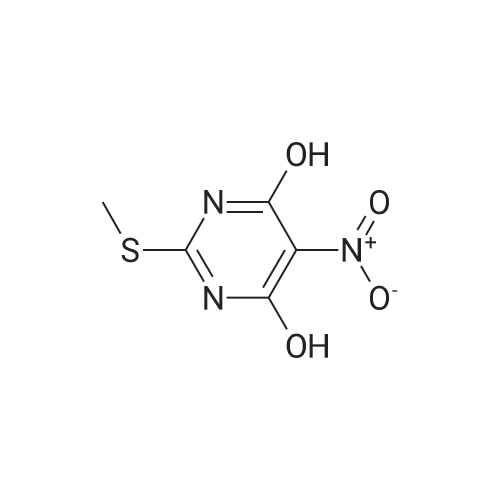 2-(Methylthio)-5-nitropyrimidine-4,6-diol