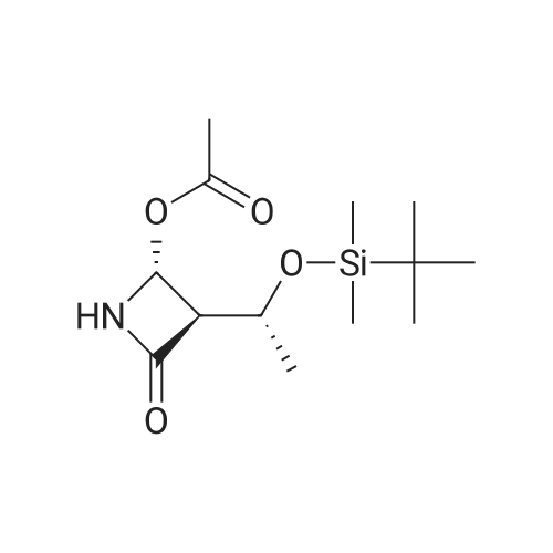 (2R,3R)-3-((R)-1-((tert-Butyldimethylsilyl)oxy)ethyl)-4-oxoazetidin-2-yl acetate