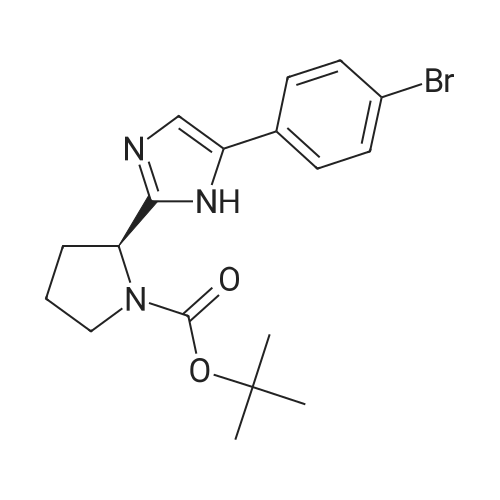 (S)-tert-Butyl 2-(5-(4-bromophenyl)-1H-imidazol-2-yl)pyrrolidine-1-carboxylate